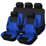 Customized Four Seasons Universal Polyester Full Set Car Seat Covers 2