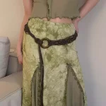 Vintage Handmade Woven Waist Chain for Women Fashion Brown Beaded Personality Jeans Dress Belly Chain Body Jewelry Accessories 2