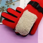 Kids Gloves Waterproof Outdoor Full Finger Thermal Gloves Children Winter Snow Mittens for for 3-13 Years Old Boy Girl 3