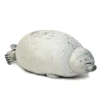 Angry Blob Seal Pillow Chubby 3D Novelty Sea Lion Doll Plush Stuffed Toy Baby Sleeping Throw Pillow Gifts for Kids Girls 4