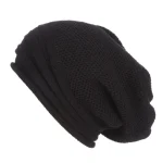 Winter Baggy Slouchy Beanie Hat Wool Knitted Warm Cap for Men Women Beanie Oversized Winter Hat for Skiing cappello uomo 3