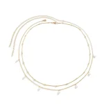 New Fashion Sexy Double Layer Pearl Chain for Women Waist Bead Belly Chain Belly Belt Summer Beach Body Jewelry Festival Gifts 5