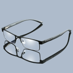 Stainless Steel Reading Glasses for Men and Women with Anti Blue Light