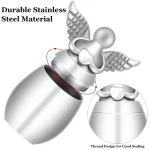 Mini Angel Wings Commemorative Pet Urn Ash Jar Dog Commemorative and Funeral Supplies 4