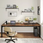 Tribesigns 78.7 Inches Extra Long Computer Desk 2 Person Desk, Double Long Desk, Workstaion for Home Office 6