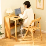 Folding Desk Computer Table Desk Student Household Small Desktop Bedroom Bedside Writing Workbench 4
