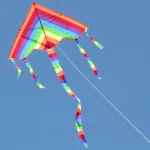 Easy Fly Colorful Rainbow Kite Outdoor Fun Sports Beach Kids Children  Buitenspeelgoed Cometas De Viento Outdoor Toys Kites 3