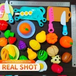 Fun vegetable cutting food, fruit and vegetable toys, play house sets, early basic skill development, as holiday gifts 2