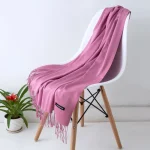 Desgine Brand Solid Women Cashmere Scarf Autumn Winter Warm Shawls Wraps 2024Men's Pashmina Tassels Scarves Female Foulard Mujer