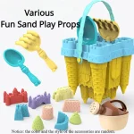Beach Castle Bucket Play Sand Set Toys Sand Scoop Children Summer Toys Sand Toys Sand Box for Kids Outdoor Family Funny Gifts 2
