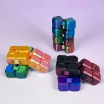Magic Cube Stress Relief Toy Infinity Cube Portable Educational Toys Decompress Relax Toys for Children Adults Christmas Gift 3