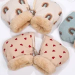 Windproof Infant Stroller Gloves Children's Outdoor Sports Mittens Cartoon Printed Hands Warmer Scooter Accessory for Winter 6