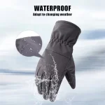 Men Women Winter Tactics Outdoors Camouflage Thickened Ski Gloves Waterproof Touch Screen Skiing Camping Cycling Fishing Glove 5