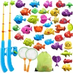 Children Bathtub Fishing Toy Swimming Bathing Pool Water Floating Fish Toy Parent-child Interactive Toys Game Children Toys new