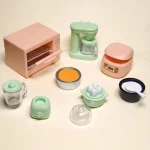 1:12 Scale Dollhouse Kitchen Accessories Set, Realistic Microwave & Rice Cooker Miniatures, Pretend Play Food Maker Toy 2