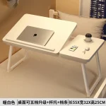 Bedside desk for dorm students, multifunctional foldable laptop desk, window sill desk board 5