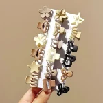 5/10/20/30pcs Beige Mixed Pack Small Clips, Cute Girl Accessories - Perfect for Daily Use, Special Occasions, or Travel Gifts 4