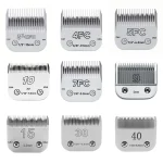 Dog Grooming Clipper Replacement Blades Compatible with Andis Pet Clipper/Oster-A5/Wahl KM-10 Series Dog Clipper