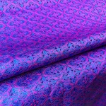 High Quality Damask Silk Satin Brocade Jacquard Fabric Edging Grid Costume Upholstery Adornment Cloth DIY Handcraft Sew Supplies 3