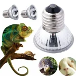 20/50/75W Heat Lamp UVA UVB Reptile Constant Temperature Lamp Full Spectrum Sunlamp Basking Pet Light Coop Chick Pet Turtle Lamp 2