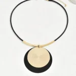 Personalized Unique Design Large Round Vintage Flower Pendant Necklace Women's Bohemian Ethnic Style Jewelry Gift 3