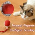 Intelligent interactive cat ball long-lasting and durable easy to clean intelligent obstacle avoidance pet dog toys 3