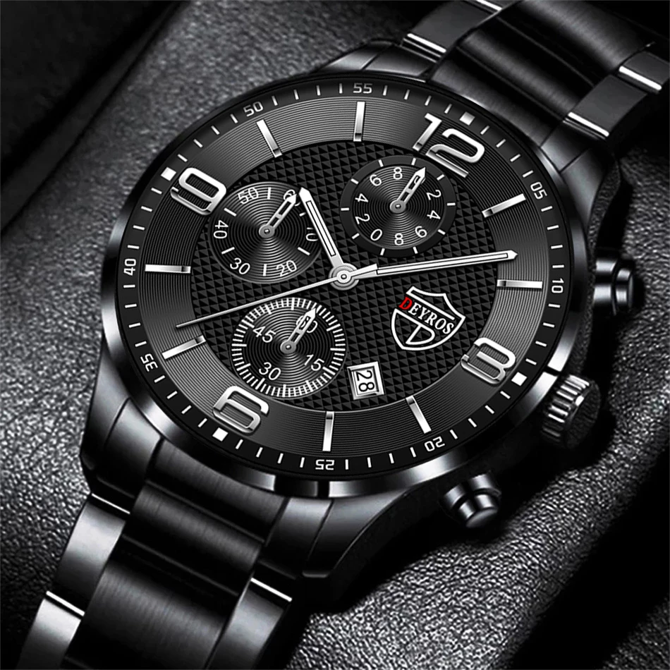 reloj hombre Luxury Business Men Watchs Stainless Steel Quartz WristWatch Male Leather Calendar Luminous Clock relogio masculino reloj hombre Luxury Business Men Watchs Stainless Steel Quartz WristWatch Male Leather Calendar Luminous Clock relogio masculino