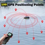 12V GPS RC Bait Boat 100 Positioning Fish detector 600m Load 3.5kg Cruise Control Automatic Return Fishing Hook Trawl Tool 3