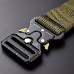 Tactical Belt Quick Release Outdoor Military Belt Soft Real Nylon Sports Accessories Men And Women Black Belt 6