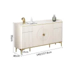 Large Household Living Room Cabinets European Metal Legs Glam Luxury Living Room Cabinets Nordic Modern Szafka Vintage Furniture 2