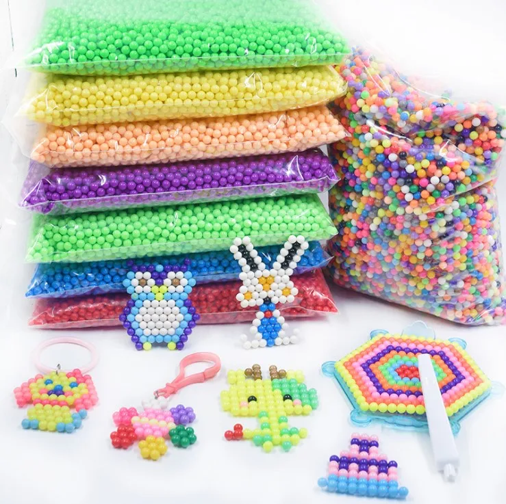 Refill Pack 300Pcs/bag 36 Colors 5mm Water Beads Spray Aqua Magic Beads Educational 3D Puzzles Accessories for Children Toys Refill Pack 300Pcs/bag 36 Colors 5mm Water Beads Spray Aqua Magic Beads Educational 3D Puzzles Accessories for Children Toys