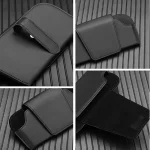 Car Glasses Case Auto Sun Visor Premium Suede Glasses Holder Wear-Resistant Sunglasses Protective Box Universal Cars Accessories 4