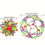 Large Retractable Ball, Expandable Breath Ball Toy Ball, Calming and Stress Relief Toys, Yoga Relaxation Accessories 5