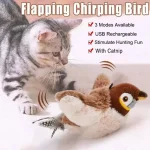 Pet Toy cat Plush toy emulates the sound bird to amuse the cat elastic rope to relieve boredom and resist scratching and biting