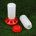 Poultry Thickened Feeder And Drinker Water Food Dispenser Automatic Chicken Birds Chick Waterer Feeding Bucket Container 4