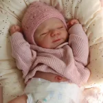 18-20Inch Cuddly Full Body Soft Viny Pascale Bebe Reborn Girl With Painted Hair Handmade Lifelike Realistic Reborn Baby Girl 3