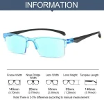 Smart Automatic Zoom Reading Glasses Anti Blue Ray Eyeglasses Autofocus Power Half-Rim Near Far Computer Glasses 6