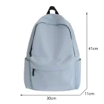 Black Grey White Red Versatile Backpack High Quality Large Capacity Waterproof Travel Bag Washable Nylon Computer Bag Unisex 6