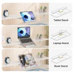 Electric Standing Desk with Drawers, Sit Stand up Desk, Height Adjustable Ergonomic Home Office Computer Desk 5
