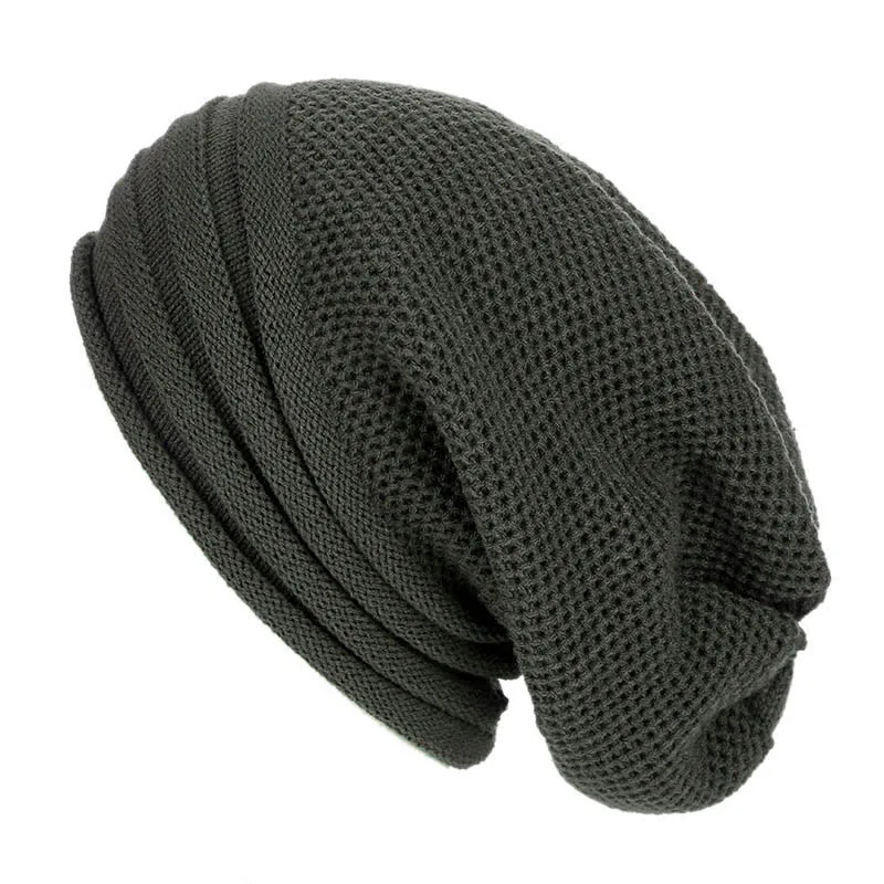 Winter Baggy Slouchy Beanie Hat Wool Knitted Warm Cap for Men Women Beanie Oversized Winter Hat for Skiing cappello uomo Winter Baggy Slouchy Beanie Hat Wool Knitted Warm Cap for Men Women Beanie Oversized Winter Hat for Skiing cappello uomo