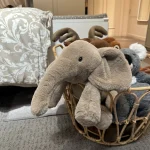Super Soft Grey Elephant Plush Toys Cute Stuffed Flappy Ears Long Plush Elephant Animals Plushy Hugging Pillow Xmas Gift 5
