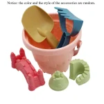 Children's Castle Sand Digging Sets Sand Scoop Summer Toy Beach Toys Sand Box for Kids Outdoor Baby Educational Interactive Gift 2