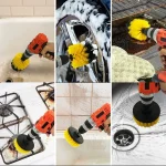 Free shipping 3 pcs/set electric scrubber drill clean brush for baseus official store car gadgets and accessories 4