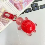 Cute Glow in The Dark Turtle Keychain for Women Girls Backpack Pendant Colorful Tortoise Keyring Student DIY Accessories Gift 5