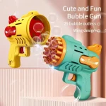 Light-Up Bubble Gun - 29-Hole Gatling Blaster for Boys & Girls 6-14 Years Old (Battery & Bubble Liquid Not Included) 4