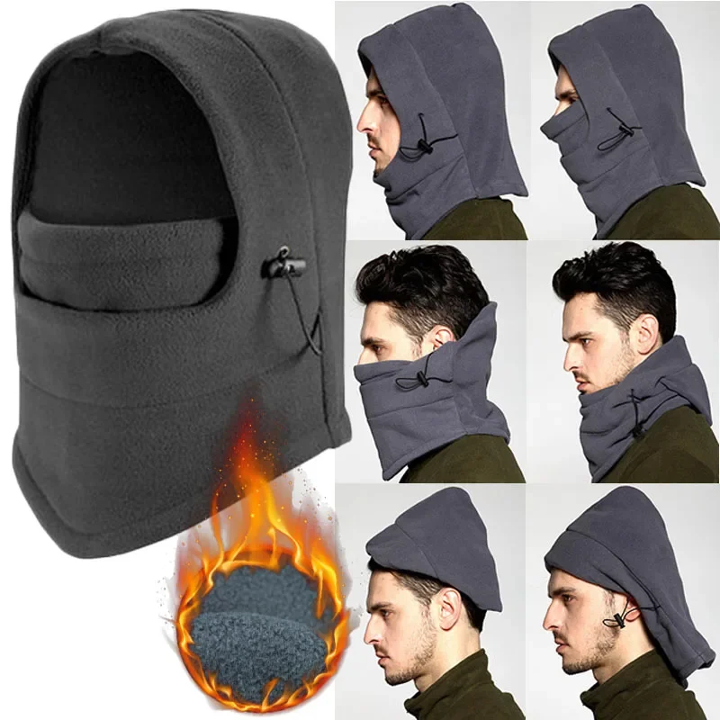 New Fashion Warm Cap Winter Men Women Hats Waterproof Thermal Fleece Balaclava Hat Hooded Neck Warmer Hiking Scarves Hats New Fashion Warm Cap Winter Men Women Hats Waterproof Thermal Fleece Balaclava Hat Hooded Neck Warmer Hiking Scarves Hats
