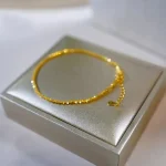 14 K Pure Gold Color Shiny Bracelet Chain for Women Bride Wedding Bracelet Bangle Fine Jewelry Gifts Not Fade 2