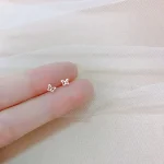 IFYOUOO Mini Heart Earrings Minimalist Cute Star Stud Earring for Women Hypoallergenic Daily Wear Girls Fashion Jewelry Gifts 6