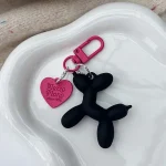 Fashion Keychain Punk Y2K Balloon Dog Keychains for Women Bag Pendant Jewelry Trinket Girl's Car Key Ring Key Chain Accessories 5