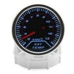 2" 52mm Exhaust Gas Temperature Gauge Auto Car LED EGT Voltmeter Tachometer Turbo Boost Oil Water Temp Gauge For Car Racing 12V 3